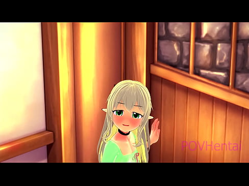 ❤️ (Gaiste) Cuidíonn Elvish maid leat d'aghaidh a ní. Porn álainn linn ❤